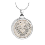 Angel Wings View Ashes Urn - Love Charms Option