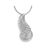 Winged Wheel Ash Pendant Urn - Love Charms 2Option