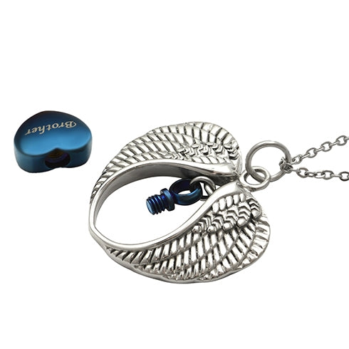 Brother Angel Wings Of Protection Necklace Urn