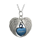 Brother Angel Wings Of Protection Necklace Urn - Love Charms Option