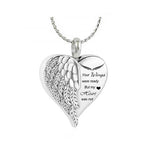 Your Wings Were Ready Winged Heart Ash Urn - Love Charms™ Option