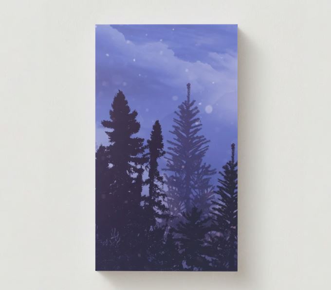 Winter Wolf Moon Memorial Cards - Funeral  Cards - Celebration of Life Cards