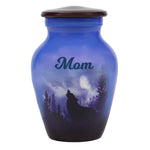 Winter Wolf Moon Mini Urn - Love Charms™ Option