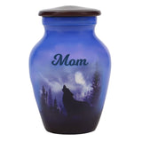 Winter Wolf Moon Mini Urn - Love Charms™ Option