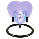 With The Angels Heart Keepsake Urn - Stand Option