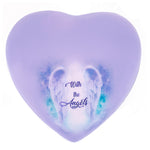 With The Angels Heart Keepsake Urn - Stand Option
