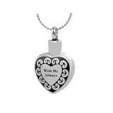 With Me Always Pendant Urn - Love Charms Option