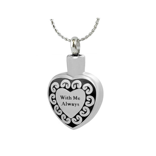 With Me Always Pendant Urn - Love Charms Option