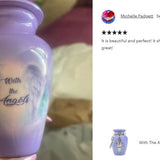 With The Angels Mini Urn - Love Charms® Option