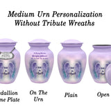 With The Angels Medium or Adult Sized Cremation Urn - Tribute Wreath™ - Pro Personalization - Burial Vault Option