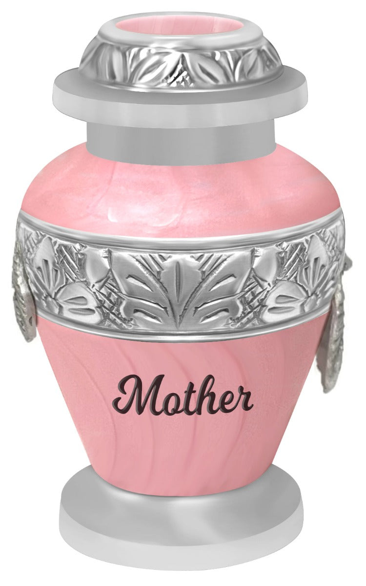 Wings of an Angel Pink Keepsake Urn - Engraving Option