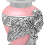 Wings of an Angel Pink Keepsake Urn - Engraving Option
