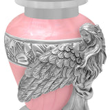 Wings of an Angel Pink Keepsake Urn - Engraving Option