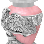 Wings of an Angel Pink Keepsake Urn - Engraving Option