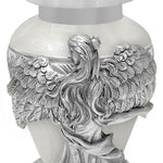 Wings of an Angel White Keepsake Urn - Engraving Option 