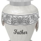 Wings of an Angel White Keepsake Urn - Engraving Option 
