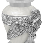 Wings of an Angel White Keepsake Urn - Engraving Option 