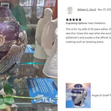 Wings of an Angel Purple Adult Urn - Pro Laser Engraving - Burial Vault Option