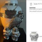 Wings of an Angel White Keepsake Urn - Engraving Option 