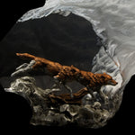 Romance of Wolves Lucite Art Cremation Urn