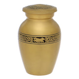 Running Wolf Brass Mini Keepsake Urn