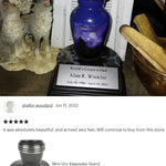 Winter Wolf Moon Mini Urn - Love Charms™ Option