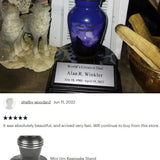Winter Wolf Moon Mini Urn - Love Charms™ Option