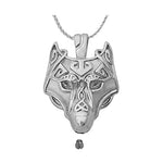 Wolf Jewelry Ash Cremation Urn - Love Charms™ Option