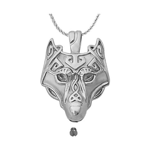 Wolf Jewelry Ash Cremation Urn - Love Charms™ Option
