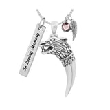 Wolf Tooth Ash Jewelry Urn - Love Charms™ Option