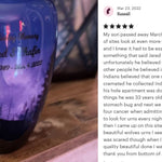 Winter Wolf Moon Medium or Adult Sized Cremation Urn - Tribute Wreath™ - Pro Personalization - Burial Vault Option