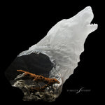 Romance of Wolves Lucite Art Cremation Urn
