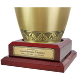 Wood Urn Base