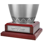 Wood Urn Base