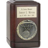 Basketball Hoop Wood Keepsake Urn