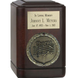Chorus & Singing Wood Keepsake Urn
