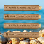 Wood Scattering or Keepsake Ashes Tube - Handmade - Engraving Option