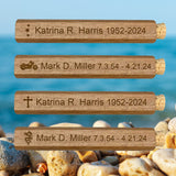 Wood Scattering or Keepsake Ashes Tube - Handmade - Engraving Option