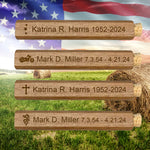 Wood Scattering or Keepsake Ashes Tube - Handmade - Engraving Option