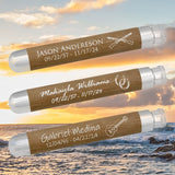Wood Wrapped Scattering or Keepsake Ashes Tube - Handmade - Engraving Option