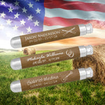 Wood Wrapped Scattering or Keepsake Ashes Tube - Handmade - Engraving Option