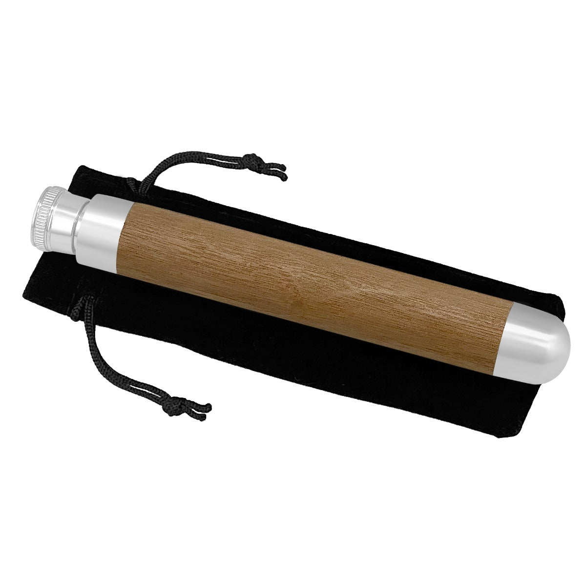 Wood Wrapped Scattering or Keepsake Ashes Tube - Handmade - Engraving Option