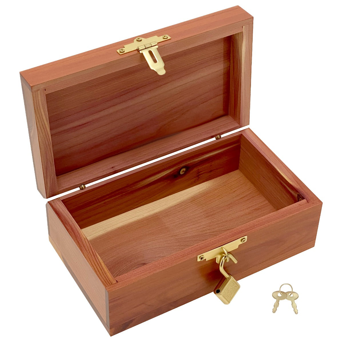 Small Pet or Cat Cedar Locking Full Photo Urn - Free Personalization