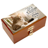Small Pet or Cat Cedar Locking Full Photo Urn - Free Personalization