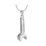 Workshop Wrench Ash Pendant Urn - Love Charms Option
