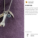 Mechanics Wrench Stainless Ash Urn - Love Charms™ Option