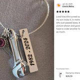 Mechanics Wrench Stainless Ash Urn - Love Charms™ Option