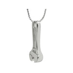Mechanics Wrench Stainless Ash Urn - Love Charms Option