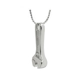 Mechanics Wrench Stainless Ash Urn - Love Charms Option