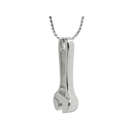 Mechanics Wrench Stainless Ash Urn - Love Charms Option